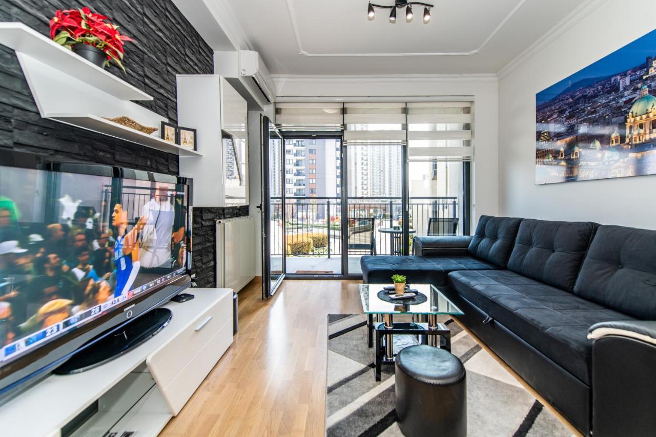 Modern Apartment In Belgrade Waterfront Exterior foto