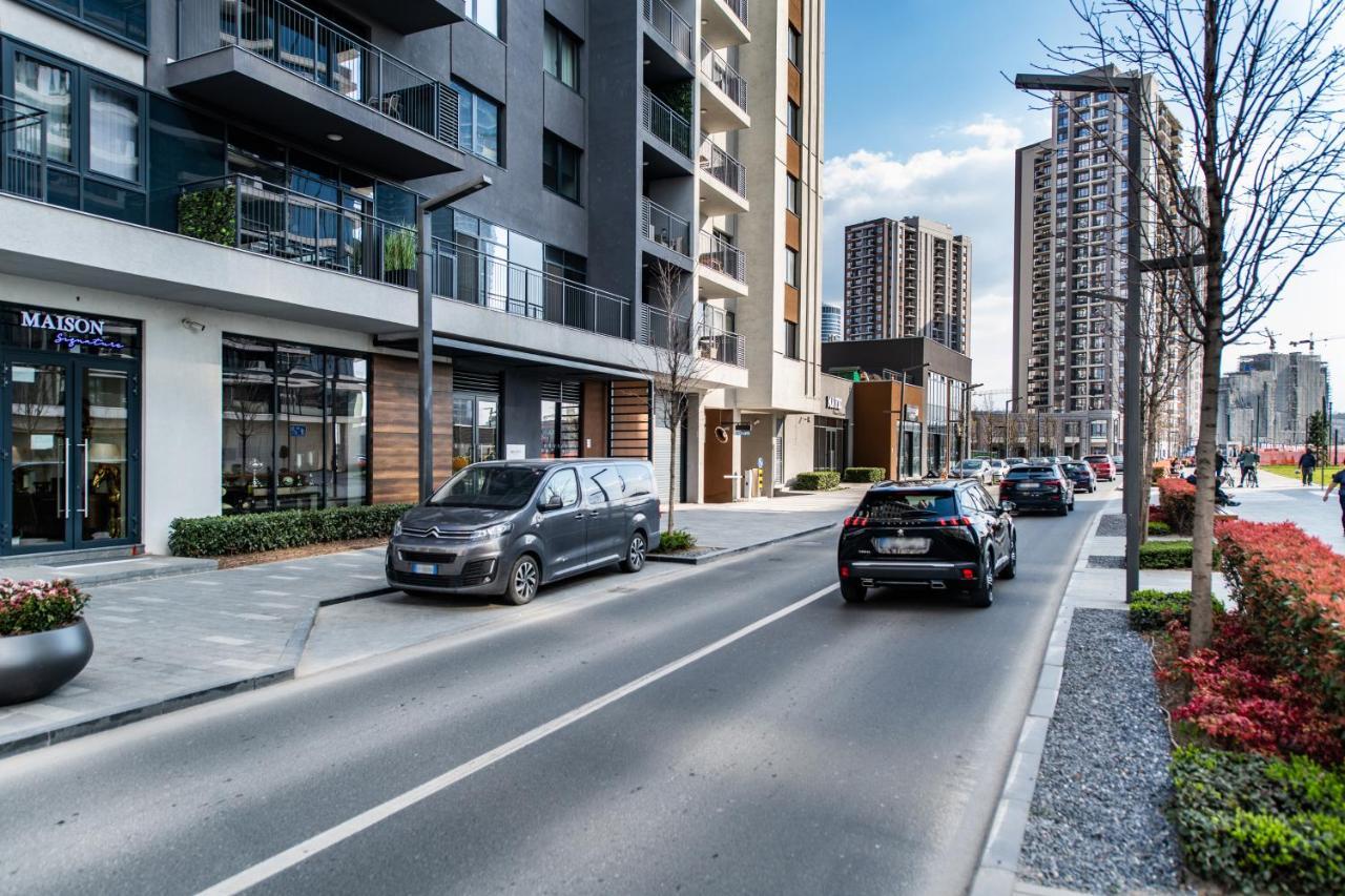 Modern Apartment In Belgrade Waterfront Exterior foto